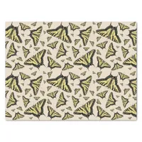 Southwest Yellow Swallowtail Butterflies All Over  Tissue Paper