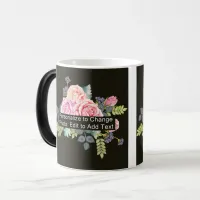 Custom One Photo Artwork Slogan 11 oz Morphing Magic Mug