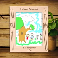 Personalized My Child's Artwork Etched Frames