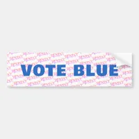 VOTE BLUE Resist Bumper Sticker