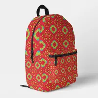 Christmas Holiday Charm Pattern 01 -  Printed Backpack