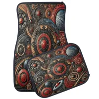 Exploration of Cosmic Patterns in Alien Realms Car Floor Mat