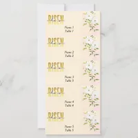 Risen Religious Christian Sand Easter Place Card