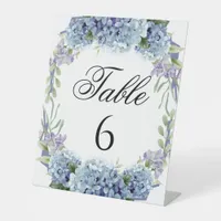 Forget-Me-Not Flowers Watercolor Elegant Pedestal Sign