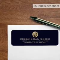 Return Address Labels with Justice Scale Emblem