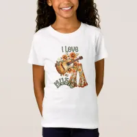 I love Music Guitar T-Shirt