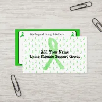 Custom Lyme Disease Support Group Business Card