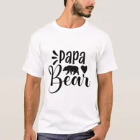 Papa Bear - Dad  T-Shirt