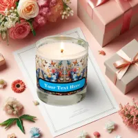 Butterfly in Silk Tapestry Embroide Scented Candle