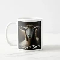 I Love Ewe | Cute Pun Coffee Mug