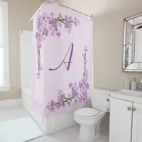 Pretty Pink Cherry Blossoms Shower Curtain