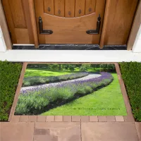 Stunning Lavender-Lined Garden Walk Doormat