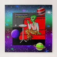 1970's Retro Extraterrestrial in Disco Lounge Jigsaw Puzzle