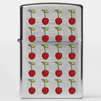 Red Retro Cherry Zippo Lighter