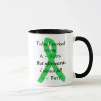 Lyme Disease Awareness Ribbons Funny Mug