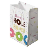 Donut themed Birthday Party Guest Thank You Medium Gift Bag