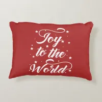 joy to the world Christmas Accent Pillow