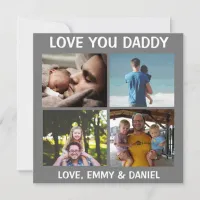 Personalized Happy Father's Day Love You Photo