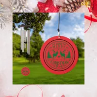 Red, Black & Green Gangster Merry Christmas | Wind Chime