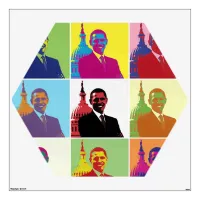 President Obama Pop Art Wall Sticker