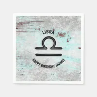 Horoscope Sign Libra Astrology Zodiac Birthday Napkins