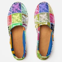 German Shepherd Pop Art Pattern Espadrilles