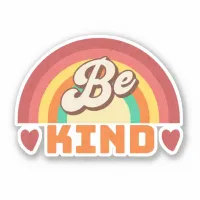 Be Kind Rainbow Cute Colorfull Vinyl  Sticker