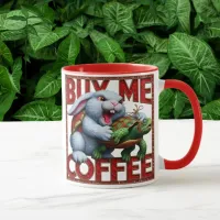 Bunny and Turtle: Buy Me A Coffee Mug