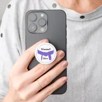 Martial Arts Purple Belt Rank PopSocket