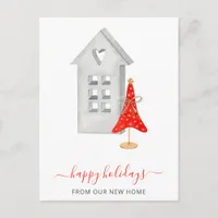 Hygge New Home Weve Moved Holiday Postcard