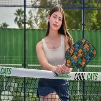 Cool Cats Colorful Pickleball Paddle