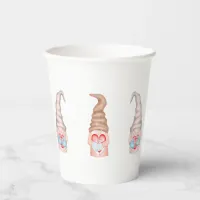 Cute Love Gnomes Valentines Holiday  Paper Cups