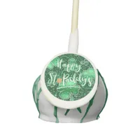 Glittering Shamrocks Happy St. Paddy's ID289 Cake Pops