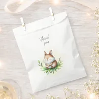 Woodland Animals Baby Shower Favor Bag