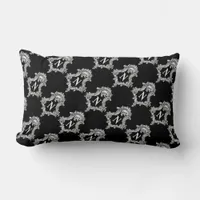 N Monogram Initial Pillow