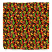 Hot and Spicy Red Chilli Pepper Print Bandana