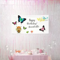 Garden Party Children Celebration Banner