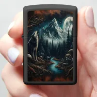 Moonlight Howl Zippo Lighter