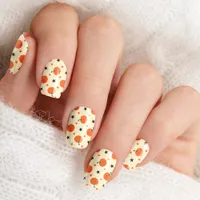 Pumpkins and Stars Halloween Nail Wraps