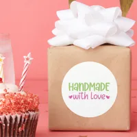 Handmade With Love - Small Business Sticker