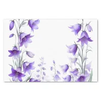 Purple Floral tissue paper