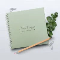 Mint Green Letters to My Daughter Memory Keepsake Notebook