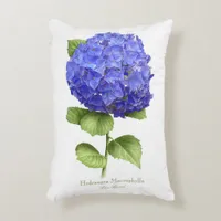 Blue Hydrangea Decorative Pillow