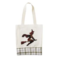 Witching Hour Silhouette Zazzle HEART Tote Bag