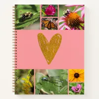 Pink Mother's Day Create Your Own Photo Collage Notebook