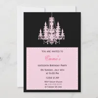 Sweet Sixteen party Invitation