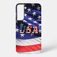 USA American Flag Samsung Galaxy S22+ Case