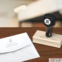 Attorney Lawyer Law Firm Return Address Rubber Stamp