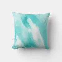 Abstract Art Brushstrokes Throw Pillow