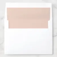 Muted Peach / Tan Lined Wedding Envelope Liner